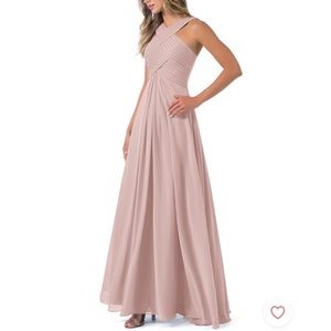 Azazie Kaleigh Dusty Rose Dress Size A6